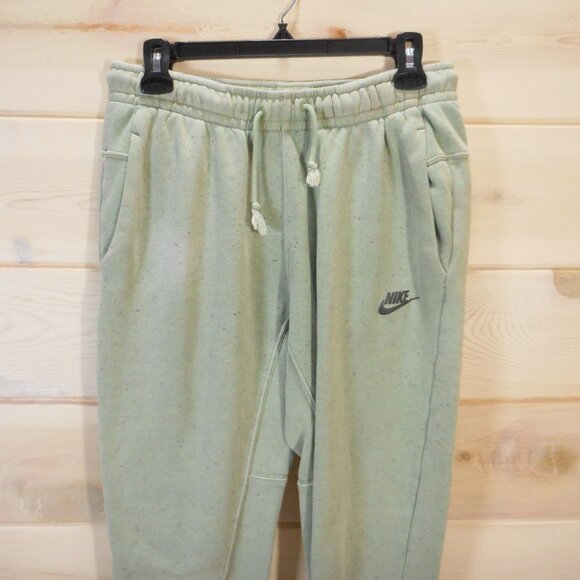 Nike Club Men's S Drawstring Fleece Joggers Sage Green Speckled DQ4665-334 - Picture 2 of 10